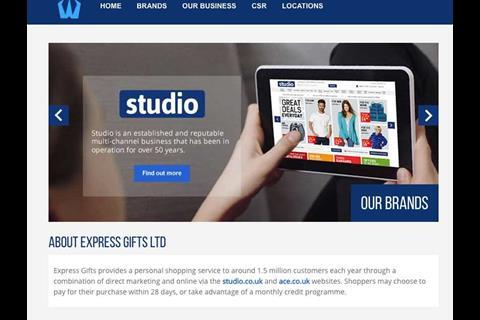 Findel Express Gifts screengrab